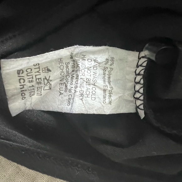 Black one-shoulder bodysuit - Picture 2 of 3